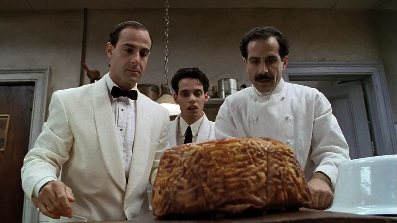 Stanley Tucci, Marc Anthony and Tony Shaloub in Big Night (1996). 