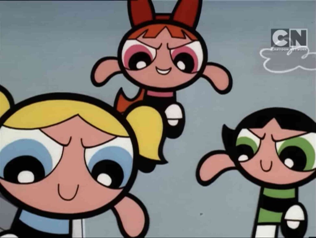 A screenshot from the powerpuff girls