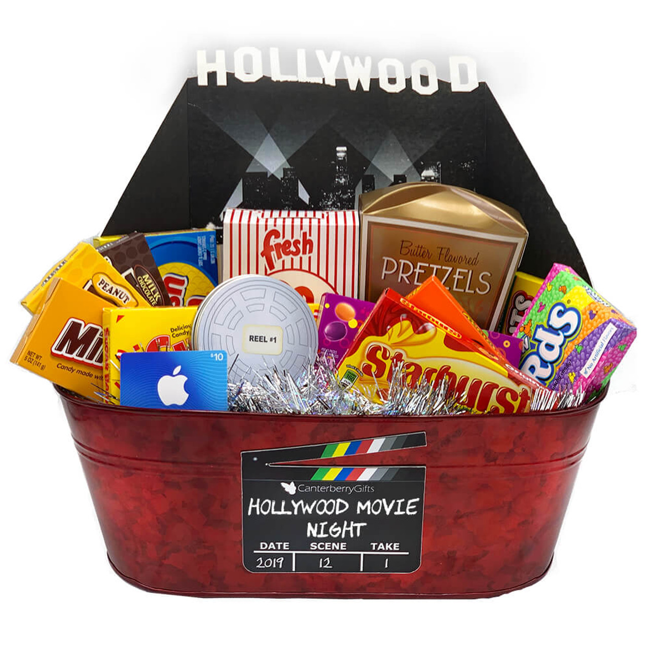 Hollywood Movie Gift Basket | Movie Night Gift Baskets