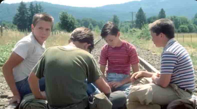 screenshot of the film stand by me taken from youtube