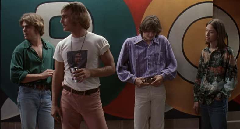 screenshot of the film dazed and confused taken from youtube