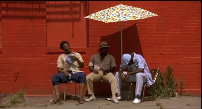 screenshot of the film do the right thing taken from youtube