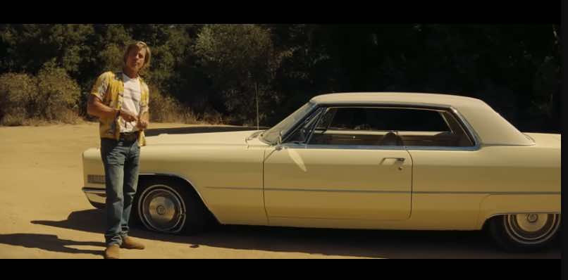 screenshot of the film once upon a time in hollywood taken from youtube